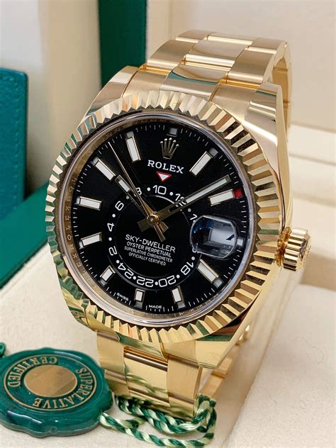 fake rolex sky dweller yellow gold|rolex sky dweller gold 2021.